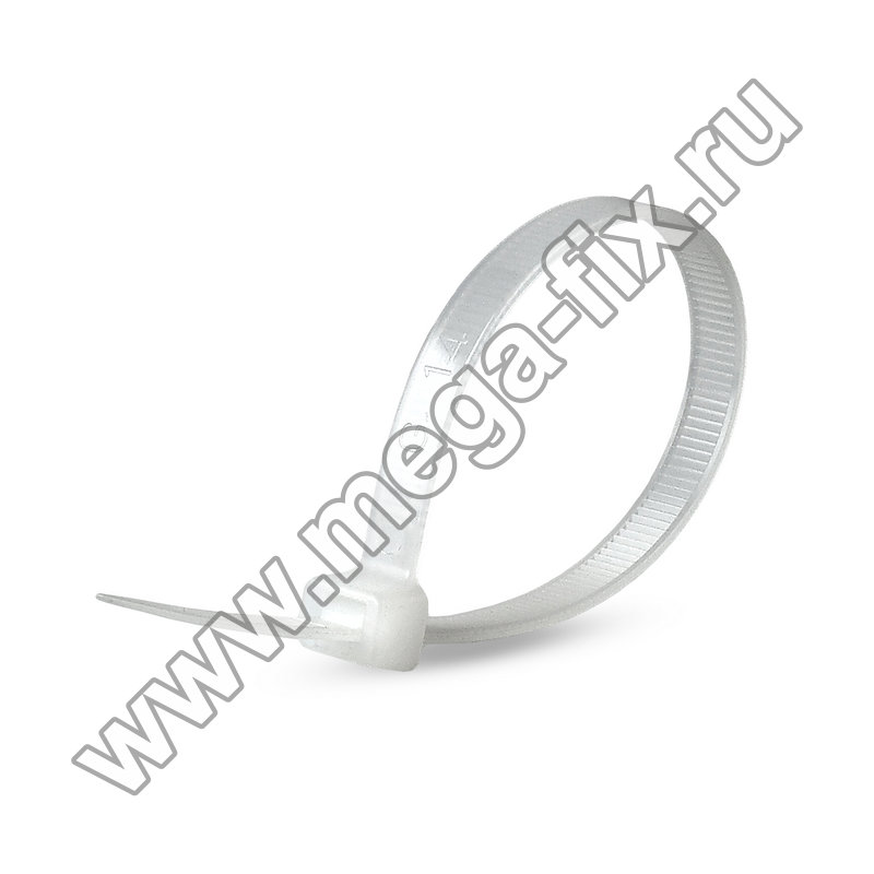 Стяжка нейлоновая MGF 4,6х370 мм белая (100 шт./ уп.)